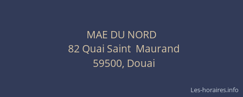 MAE DU NORD