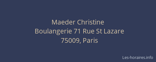 Maeder Christine