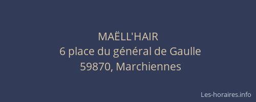 MAËLL'HAIR