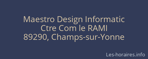 Maestro Design Informatic