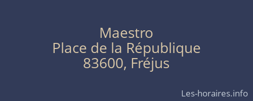 Maestro