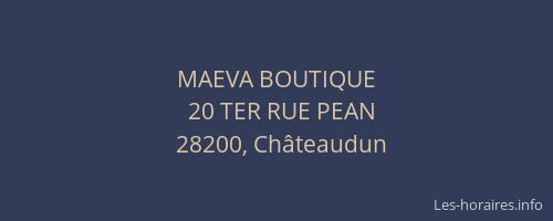 MAEVA BOUTIQUE