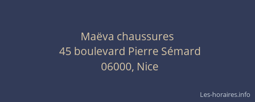 Maëva chaussures