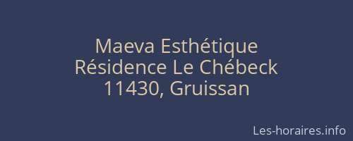 Maeva Esthétique