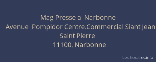 Mag Presse a  Narbonne