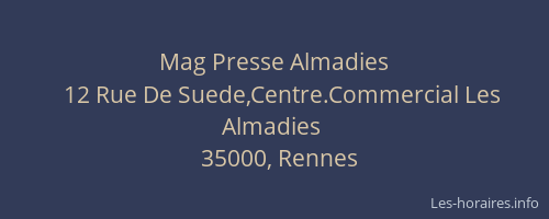 Mag Presse Almadies