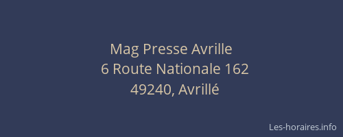 Mag Presse Avrille