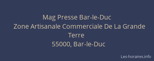 Mag Presse Bar-le-Duc