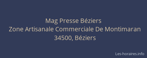 Mag Presse Béziers