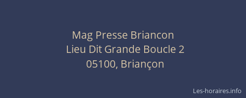 Mag Presse Briancon