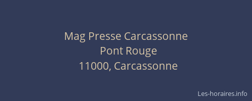 Mag Presse Carcassonne