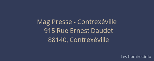 Mag Presse - Contrex&eacute;ville