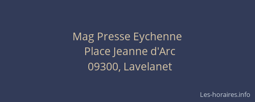 Mag Presse Eychenne