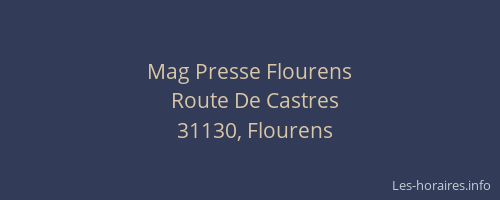 Mag Presse Flourens