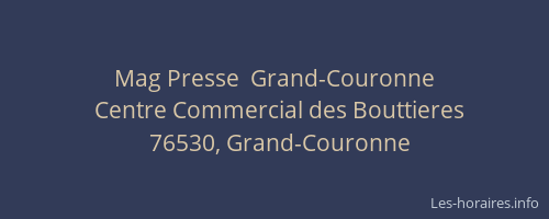 Mag Presse  Grand-Couronne