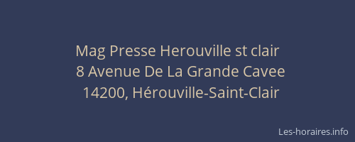 Mag Presse Herouville st clair