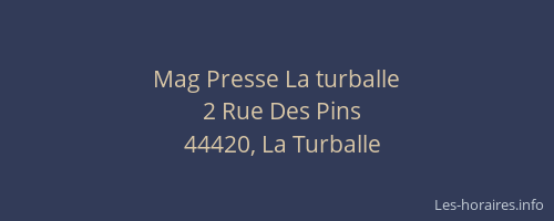 Mag Presse La turballe