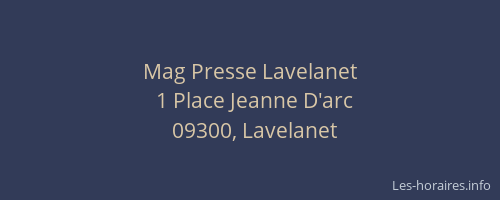 Mag Presse Lavelanet