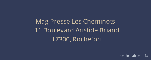 Mag Presse Les Cheminots