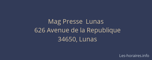 Mag Presse  Lunas