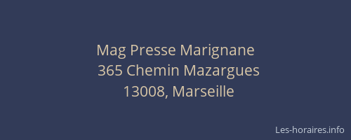Mag Presse Marignane