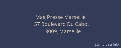 Mag Presse Marseille