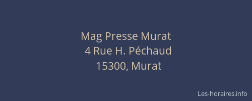 Mag Presse Murat