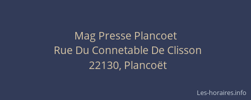 Mag Presse Plancoet