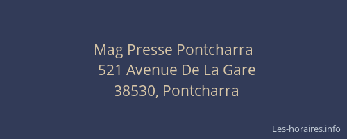 Mag Presse Pontcharra