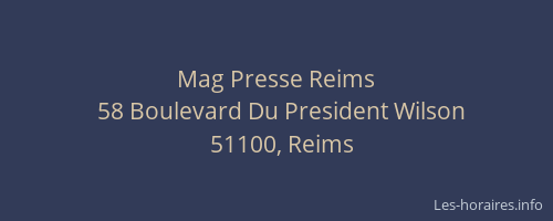 Mag Presse Reims