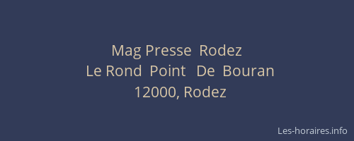 Mag Presse  Rodez