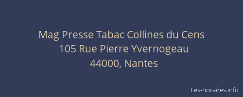 Mag Presse Tabac Collines du Cens