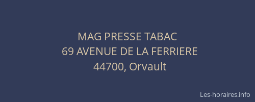 MAG PRESSE TABAC