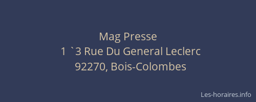 Mag Presse