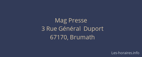 Mag Presse