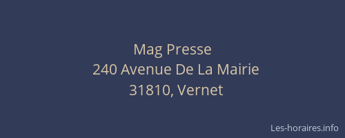 Mag Presse
