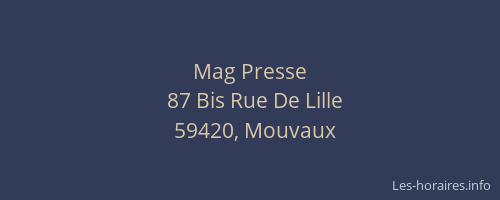 Mag Presse