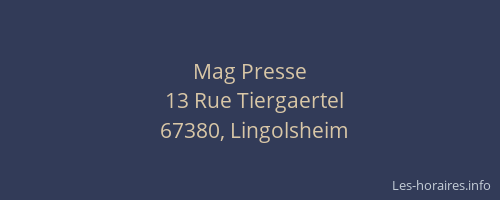 Mag Presse