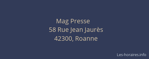 Mag Presse  