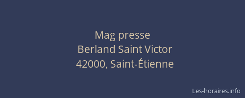 Mag presse