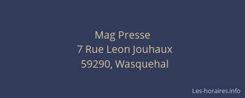 Mag Presse