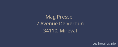 Mag Presse