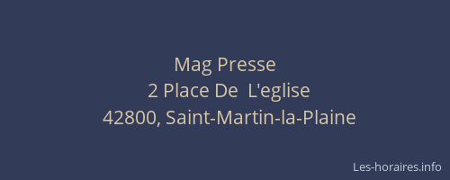 Mag Presse