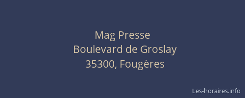 Mag Presse