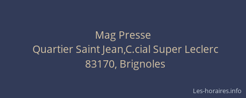 Mag Presse