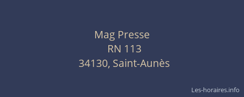 Mag Presse