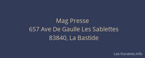 Mag Presse