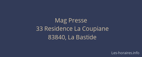 Mag Presse
