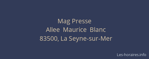 Mag Presse