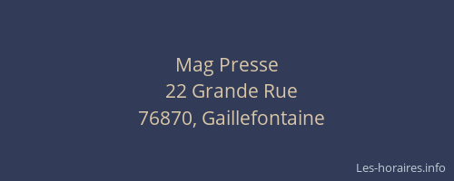 Mag Presse